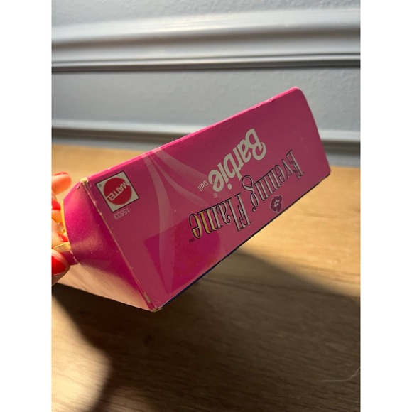 1995‎ EVENING FLAME BARBIE 15533 ORIGINAL BOX UNOPENED BRUNETTE - Picture 6 of 8